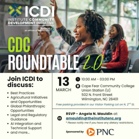 CDC Roundtable 2.0 - Wilmington invitation